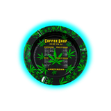 V Syndicate Metal Tin Ashtray - Amsterdam Coffeeshop Menu