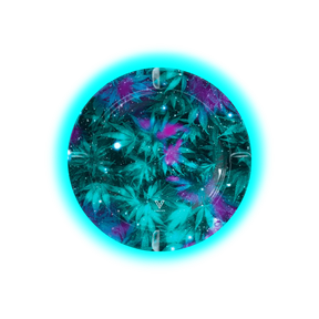 V Syndicate Metal Tin Ashtray - Cosmic Chronic