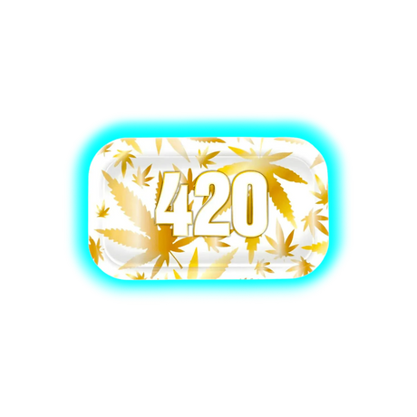V Syndicate Rolling Tray M 420 Gold 160 x 270mm
