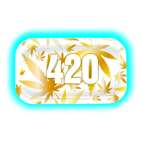 V Syndicate Rolling Tray M 420 Gold 160 x 270mm