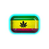 V-Syndicate Rolling Tray M Rasta Leaf 160 x 270mm
