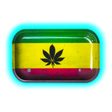 V-Syndicate Rolling Tray M Rasta Leaf 160 x 270mm