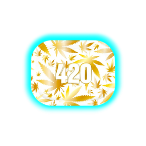 V-Syndicate Rolling Tray S 420 Gold 140 x 180mm