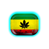 V-Syndicate Rolling Tray S Rasta Leaf 140 x 180mm