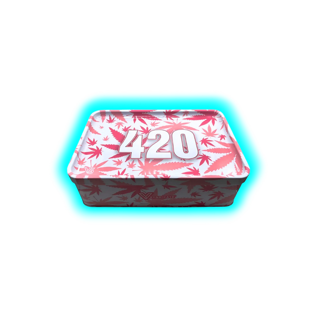 V Syndicate Syndicase Plus Tin Box - 420 Pink