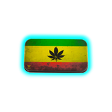 V Syndicate Syndicase Tin Box - Rasta Leaf