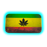 V Syndicate Syndicase Tin Box - Rasta Leaf