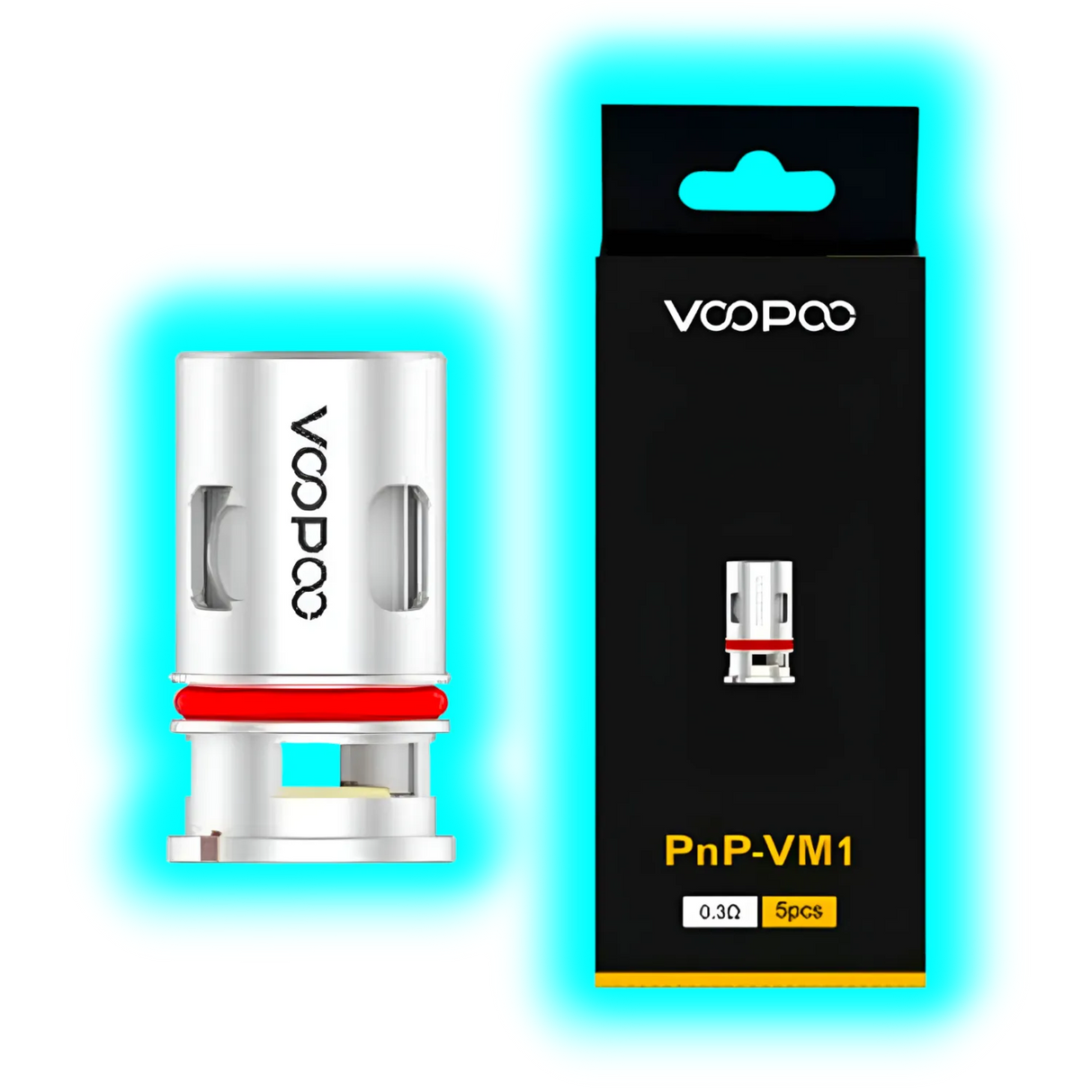 VooPoo 5 x PnP-VM1 0.3 Ohm Coil VINCI / Drag S / X