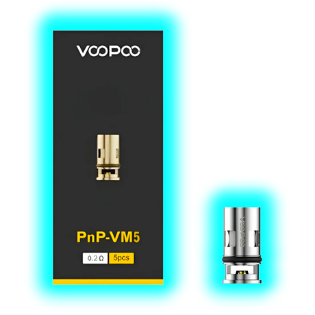 VooPoo 5 x PnP-VM5 0.2 Ohm Coil VINCI / Drag S / X