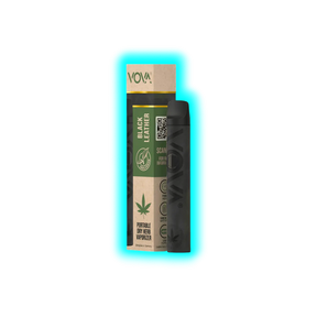 VOVA Portable Dry Herb Vaporizer Black Leather