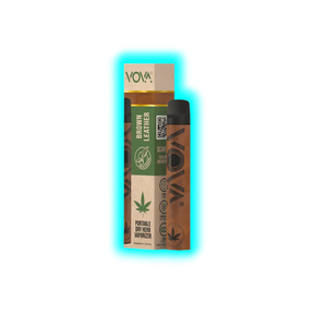 VOVA Portable Dry Herb Vaporizer Brown Leather
