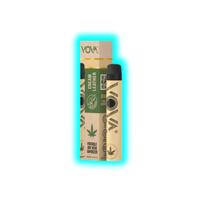 VOVA Portable Dry Herb Vaporizer Cream Leather