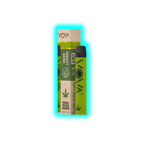 VOVA Portable Dry Herb Vaporizer Green Leather