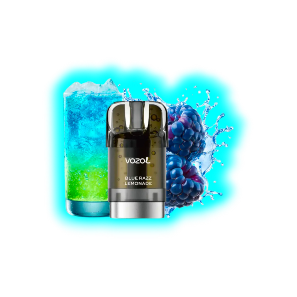 Vozol Sleek Pod Blue Razz Lemonade 20mg