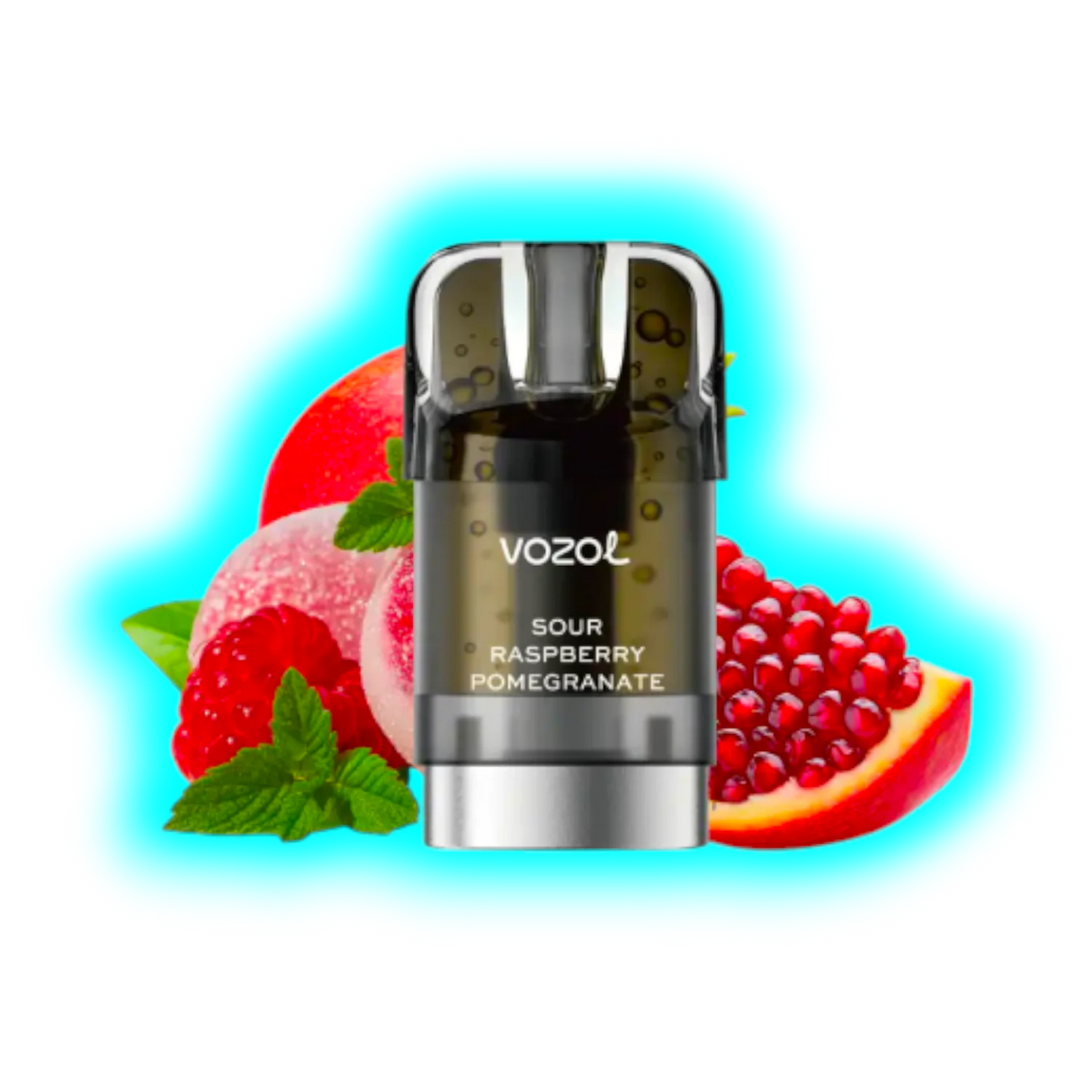 Vozol Sleek Pod Sour Raspberry Pomegranate 20mg
