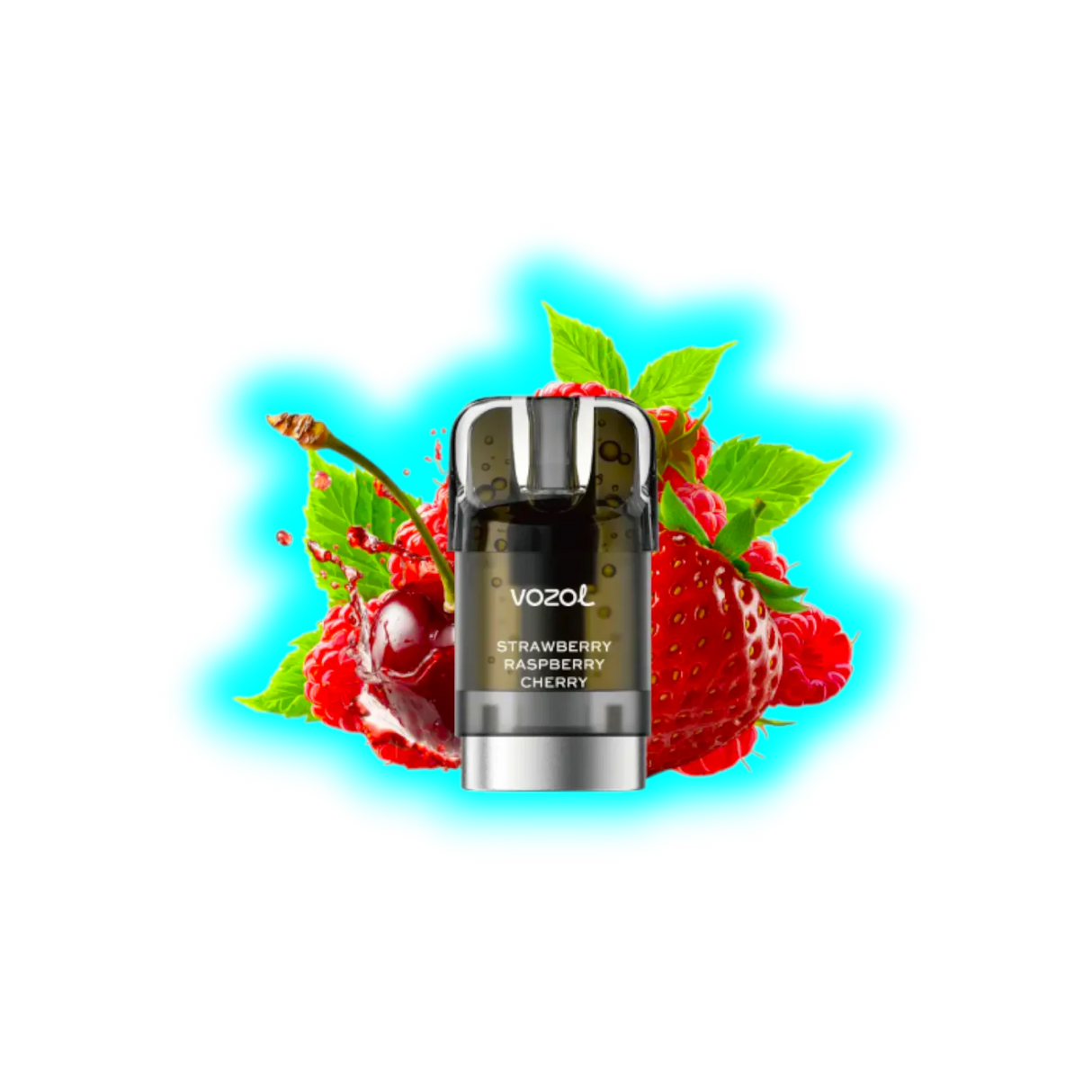 Vozol Sleek Pod Strawberry Raspberry Cherry 20mg