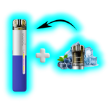 Vozol Sleek Starter Kit Blueberry Ice 20mg