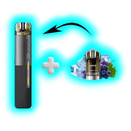 Vozol Sleek Starter Kit Grape Ice 20mg