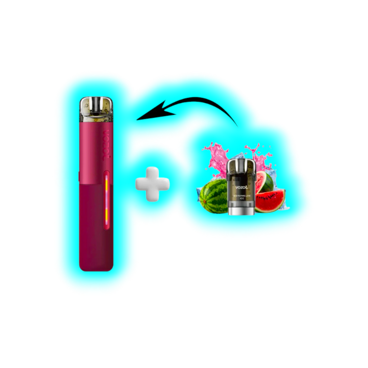Vozol Sleek Starter Kit Watermelon Ice 20mg