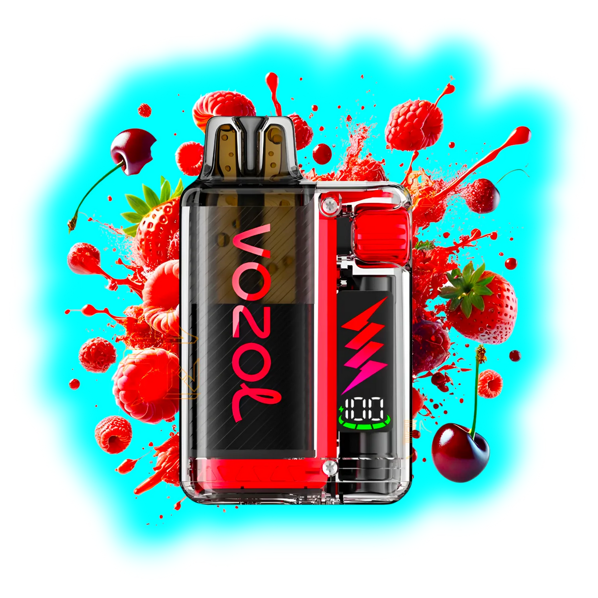 Vozol Vista Plug Starter Kit Strawberry Raspberry Cherry 20mg