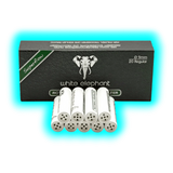 White Elephant Activated Charcoal Filters 9mm 20pcs
