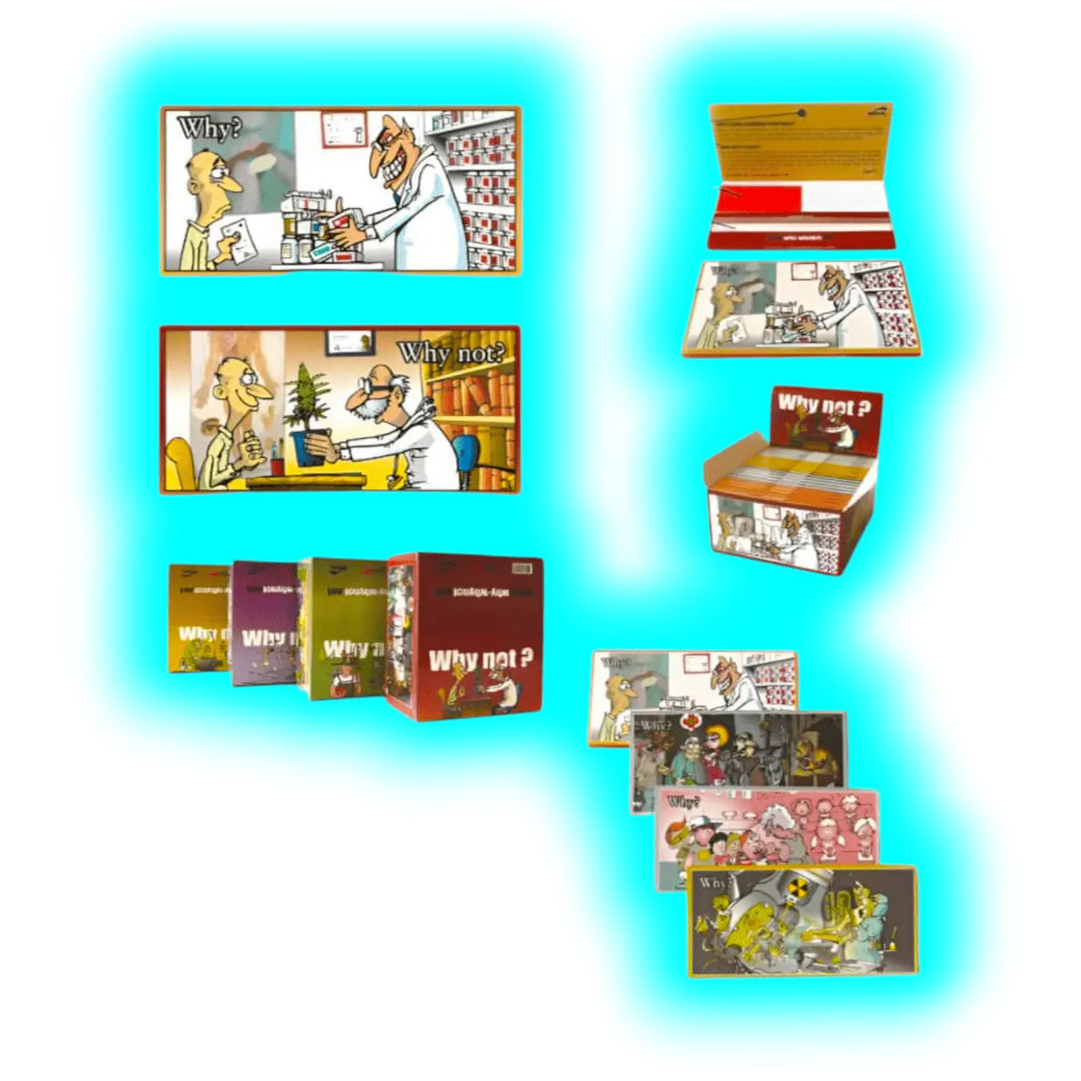 Why Not Rolling Paper by Ivan Art - Medicine Box 20 Papers