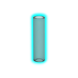 Wolkenkraft Äris (Ultra) Glass Mouthpiece Half Clear