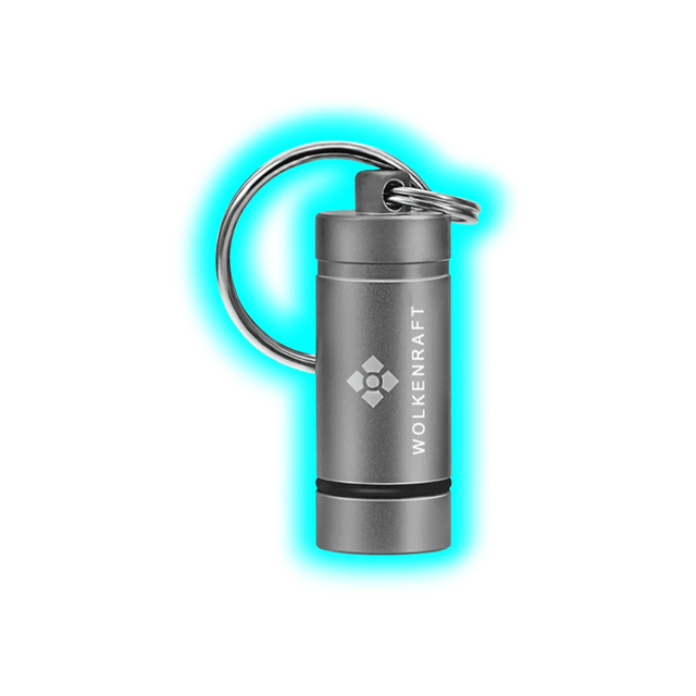 Wolkenkraft Live Dosing Capsule Container Gun Metal
