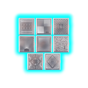 Zigarettenetui aus Chrom 80mm Assort